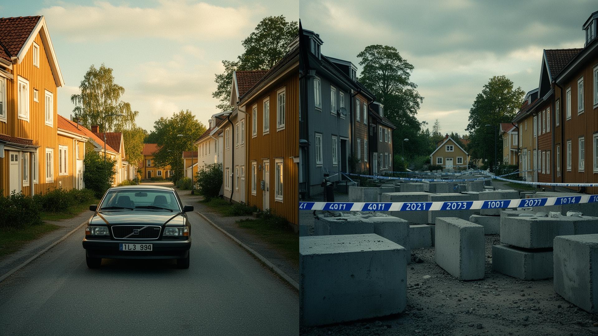 Sverige då och nu — sammanställd kurva